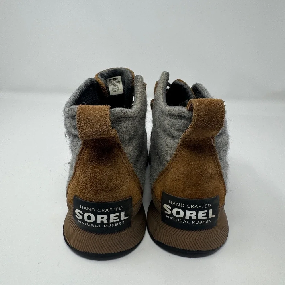Sorel Out N About III Classic Duck Boots Grey Brown Waterproof NY4563-224 Size 5
